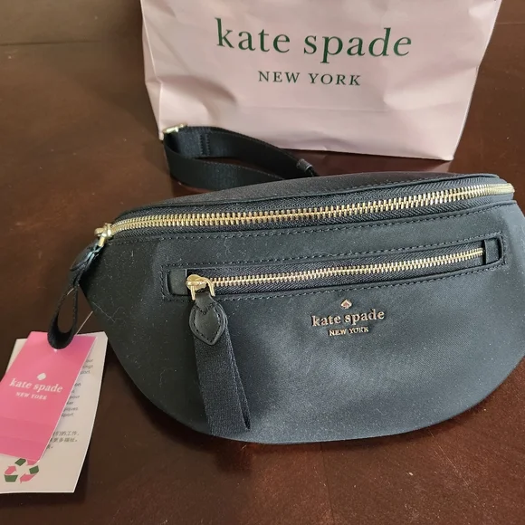 Bags | Nwt Kate Spade Black Belt Bag | Poshmark display picture 1